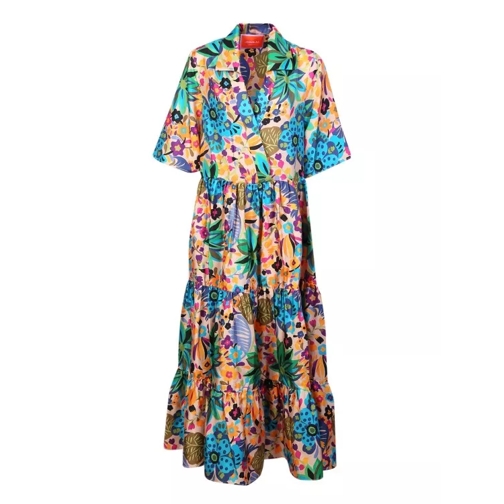 LaDoubleJ Multicoloured All Over Print Dress Neutrals Kleider