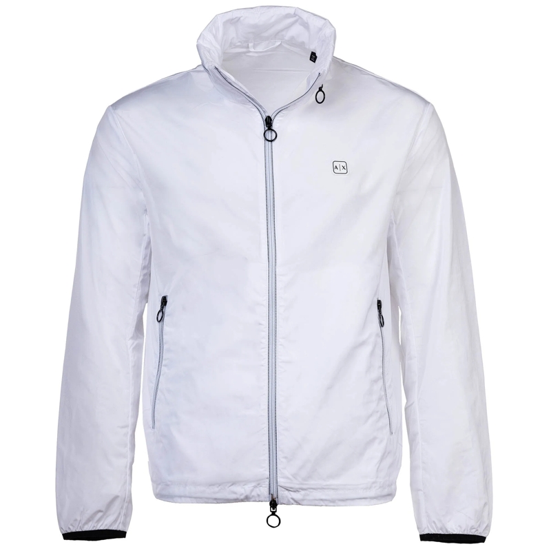 Armani Exchange Übergangsjacke Armani Exchange A|X ARMANI EXCHANGE Herren Windjac weiss