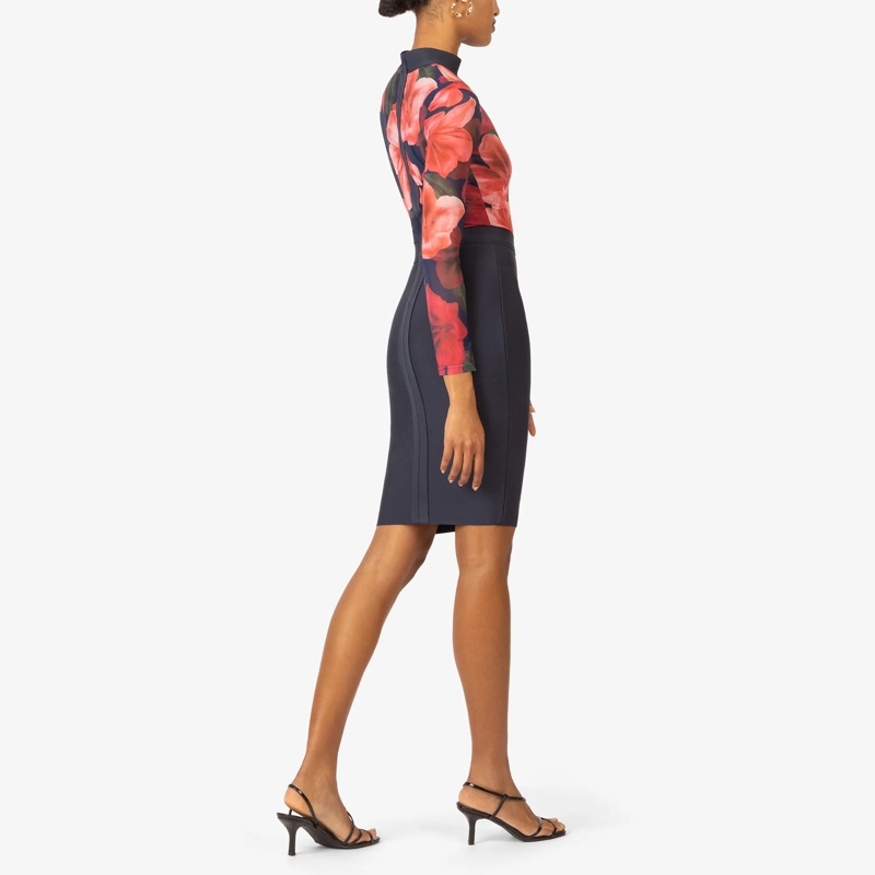 Kraimod Midikleid Bandagekleid blau(Image 4)