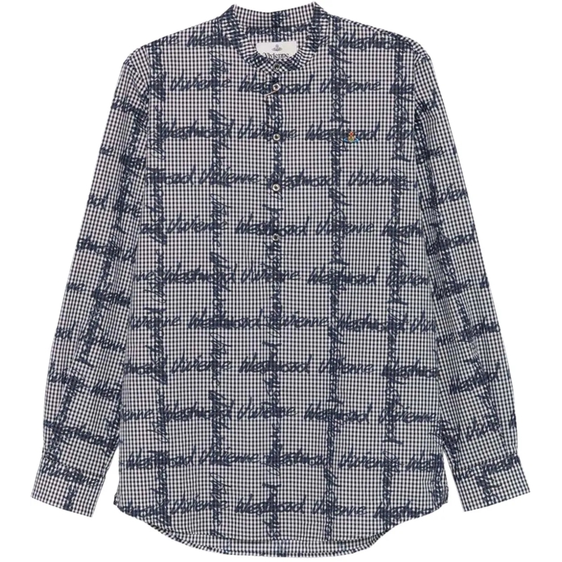 Vivienne Westwood Legeres Oberteil Shirts Ginghamblack schwarz