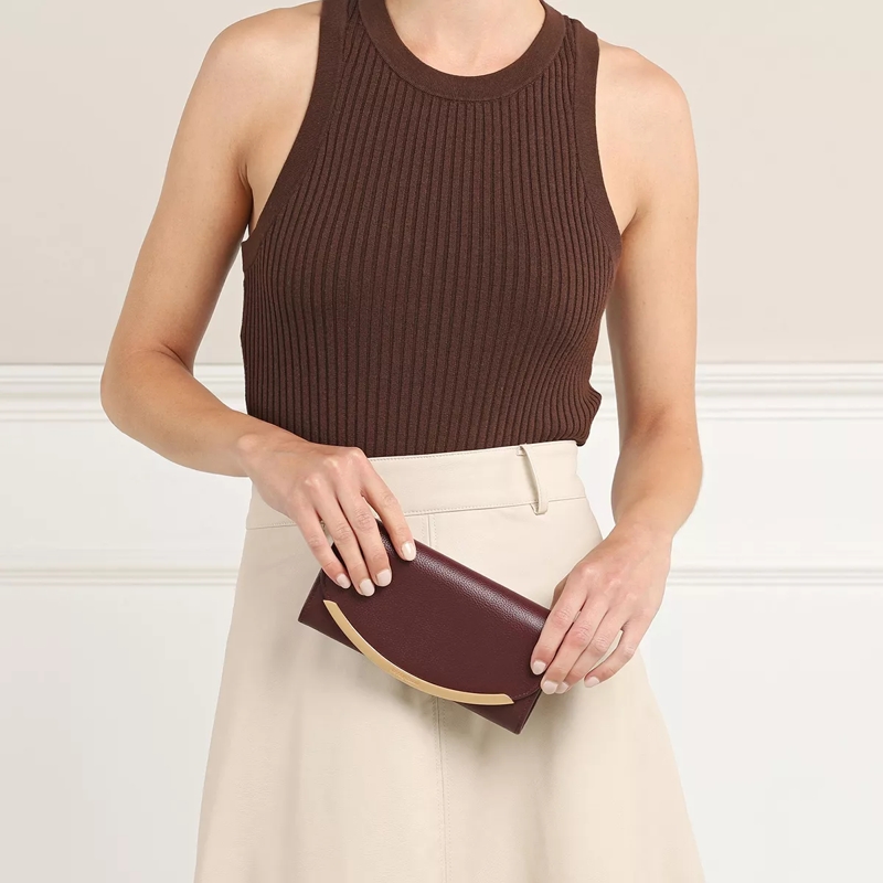 See By Chloé Kontinentalgeldbörse Continental Wallet Leather Full Violine(Image 2)