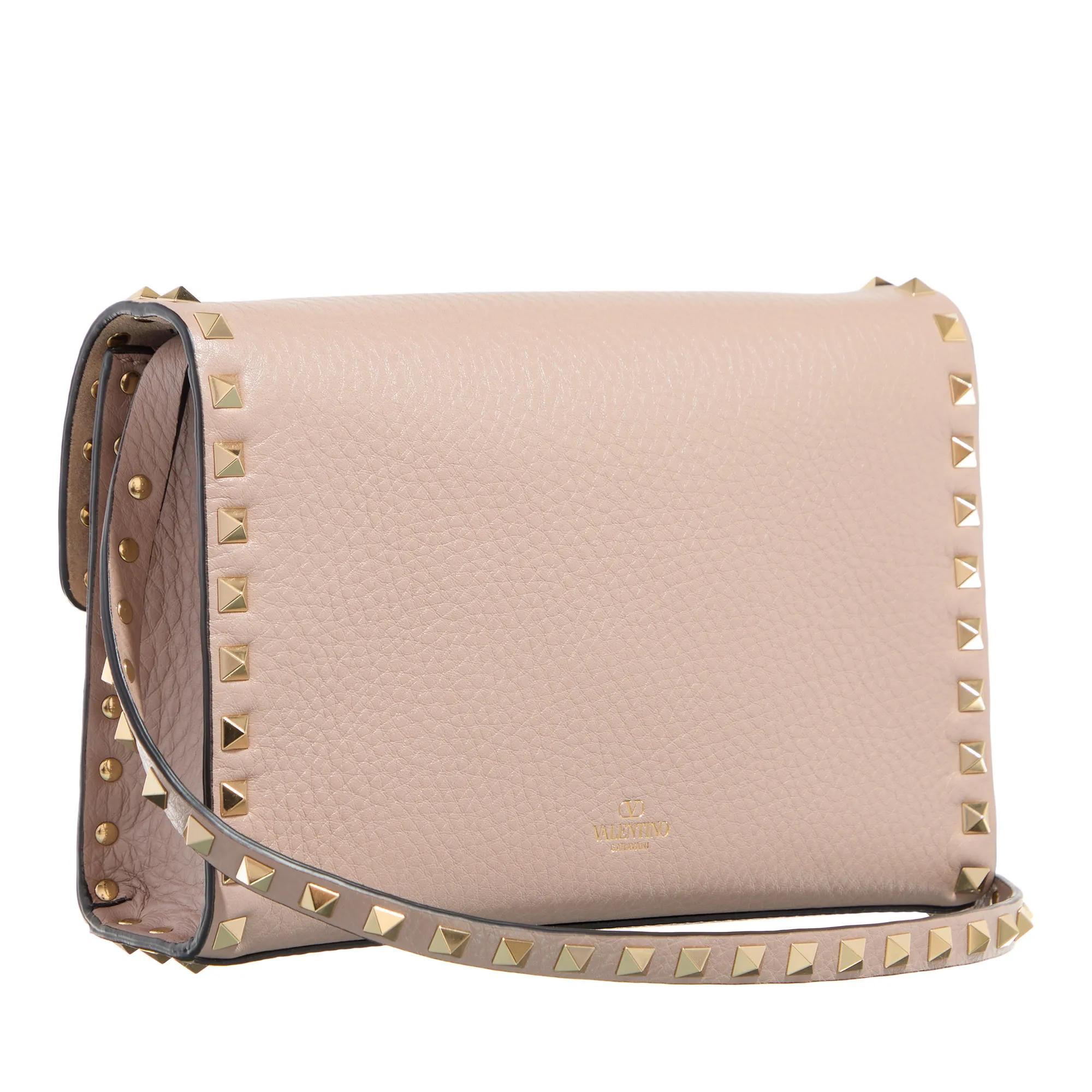 Valentino Garavani Crossbody bags Small Shoulder Bag Rockstud in taupe