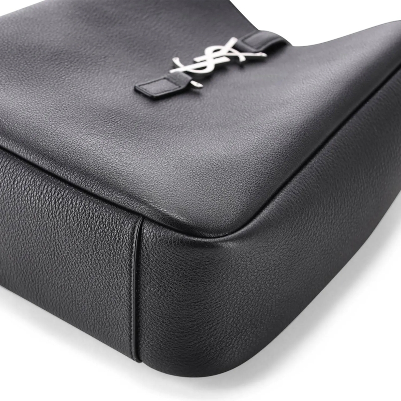 Saint Laurent Sac à bandoulière Handtasche aus Leder schwarz(Image 5)