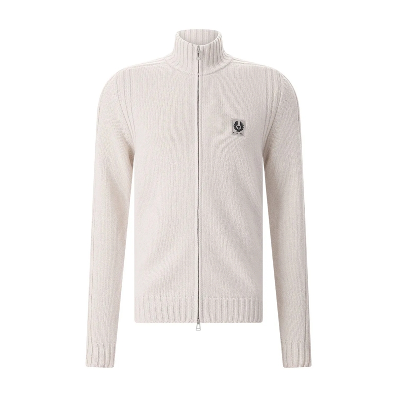Belstaff Cardigan Strickjacke Watch aus Wolle beige