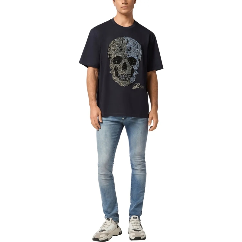Philipp Plein T-Shirt T-Shirt Rundhalsausschnitt Ss Skull schwarz(Image 4)
