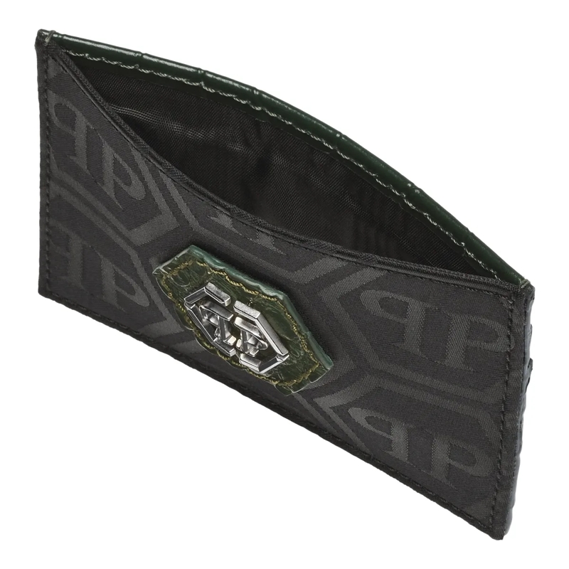 Philipp Plein Geldbörse Inhaber Von Kreditkarten Monogram schwarz(Image 4)