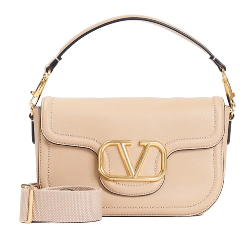 Valentino Sac baguette Locò Shoulder Bag Neutrals