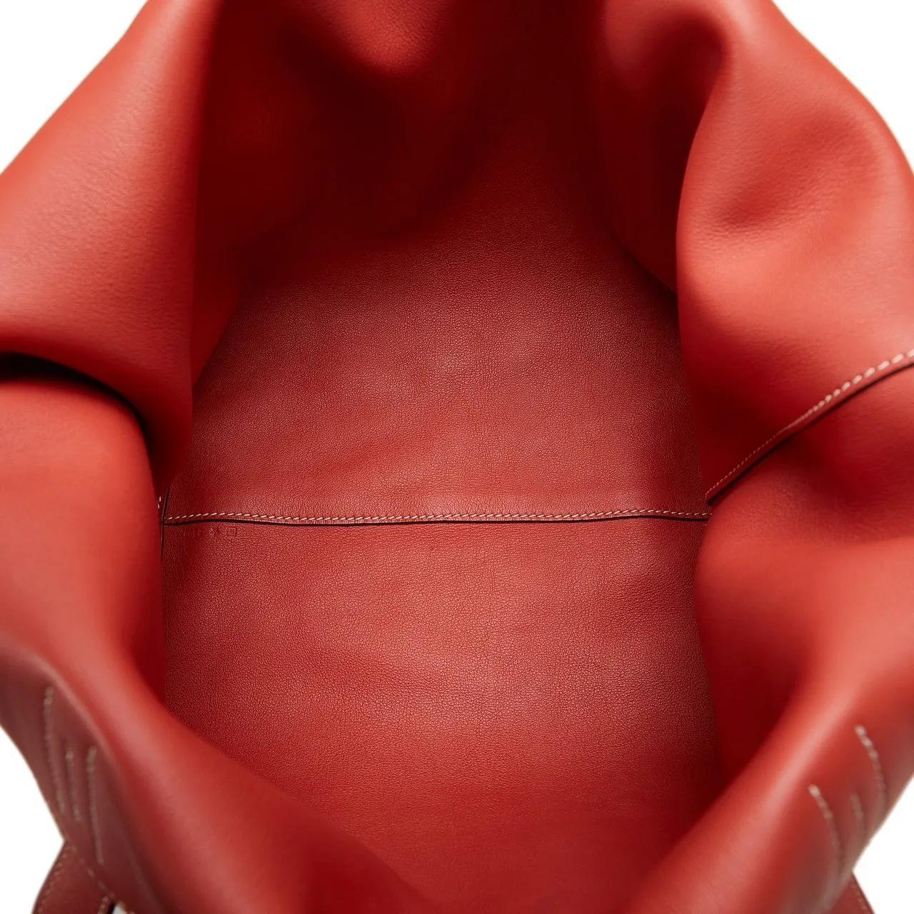 Hermès Shoppers 2014 Clemence Double Sens 36 in rood