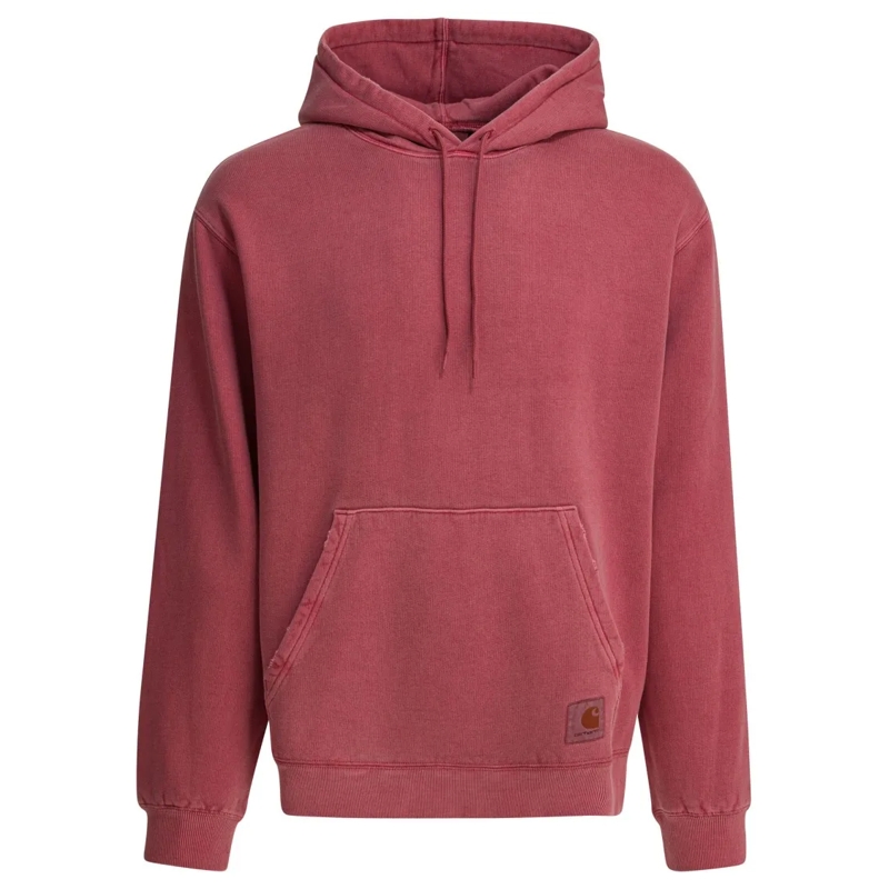 Carhartt Wip  Burgundy Hooded Torion Sweatshirt With Adjustable  Burgundy