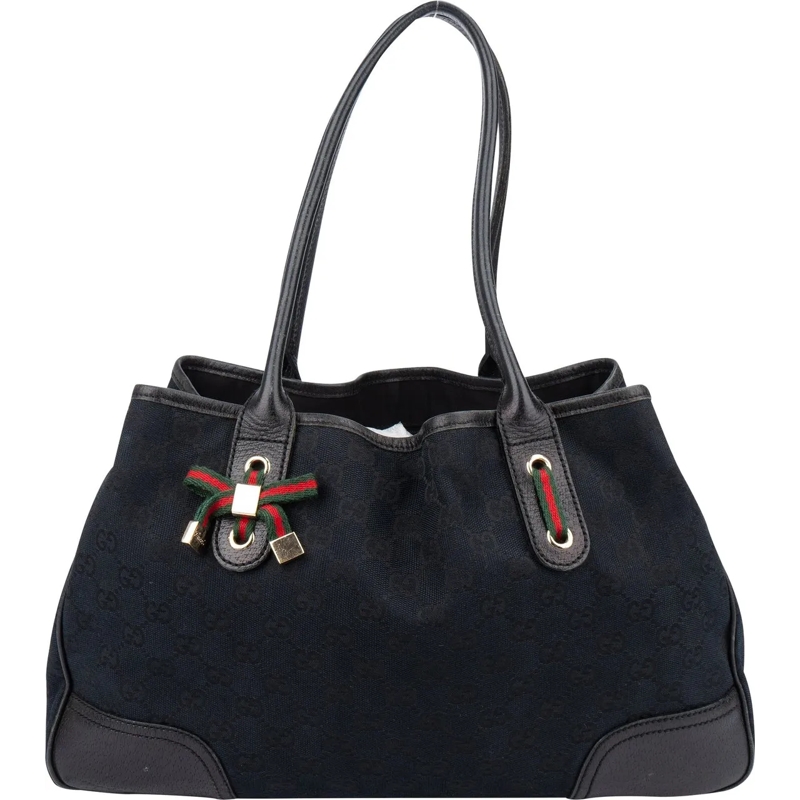 Gucci Schultertasche Gucci GG Monogram Princy Handbag schwarz