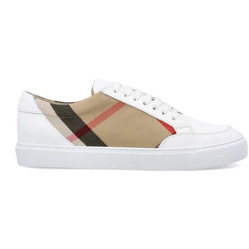 Burberry Low-Top-Sneaker Salmond White