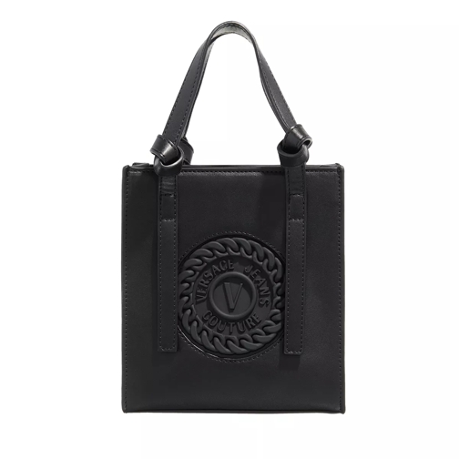 Versace Jeans Couture V Emblem Black Crossbody Bag