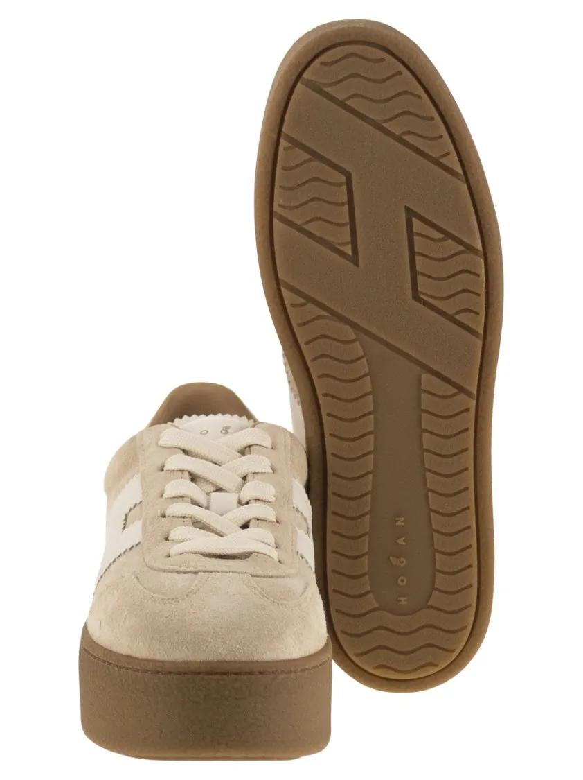 Thumbnail - Hogan Low-Top Sneaker - Cool - Suede Trainers With Thick Soles - Gr. 37,5 (EU) - in Braun - für Damen