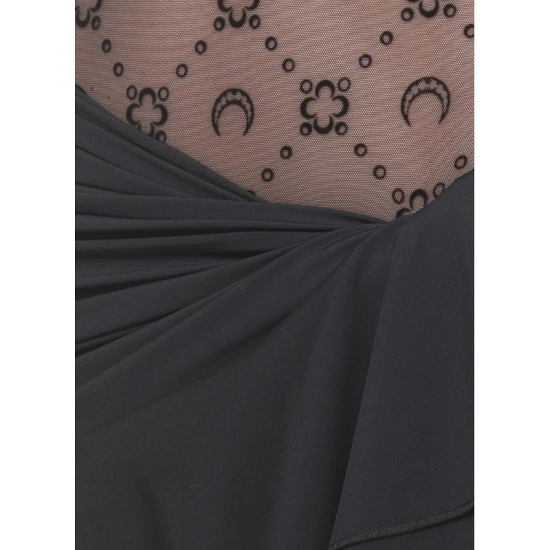 Marine Serre Minikleid Dresses Black schwarz(Image 3)