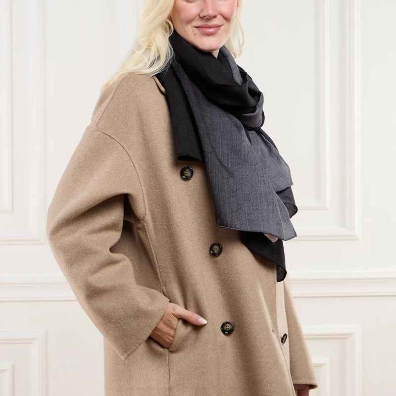 Gucci Leichter Schal ST JOELLE SE WO BLACK(Image 2)