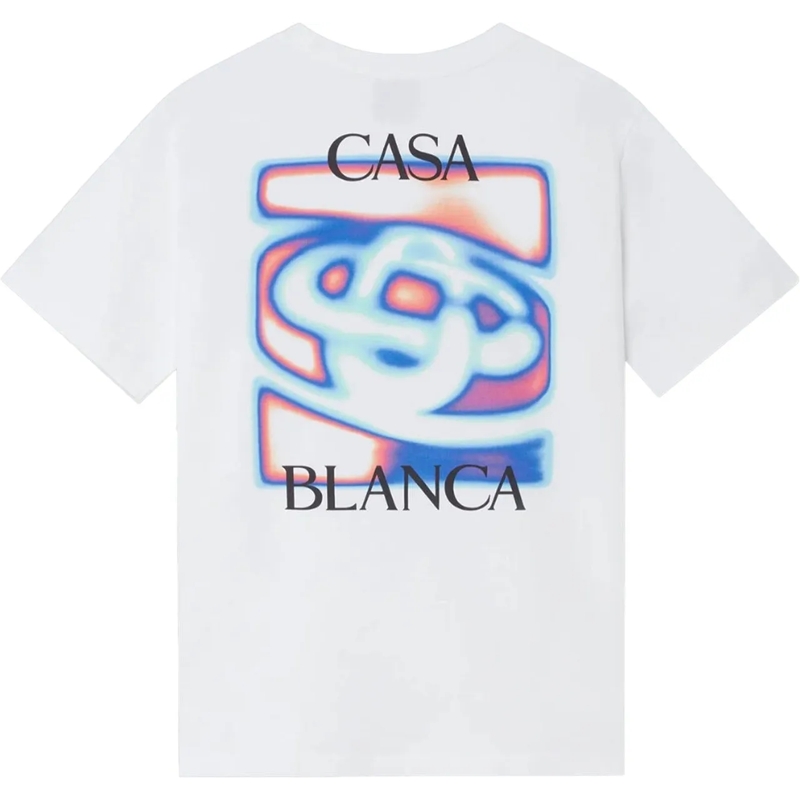Casablanca T-Shirt HEAT MAP CLASSIC T-SHIRT BRIGHT WHITE weiß