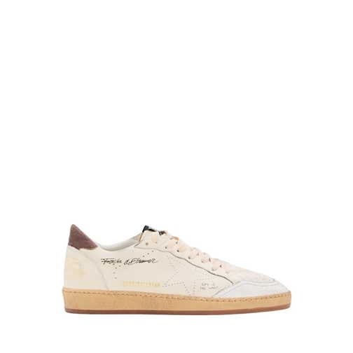 Golden Goose Low-Top Sneaker Ballstar Nappa Upper Suede Heel White