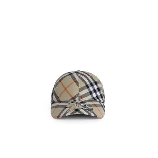 Burberry Hut Check' Light Green Polyester Cap Green