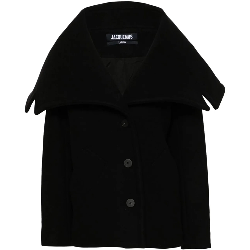 Jacquemus Veste de transition Coats Black schwarz