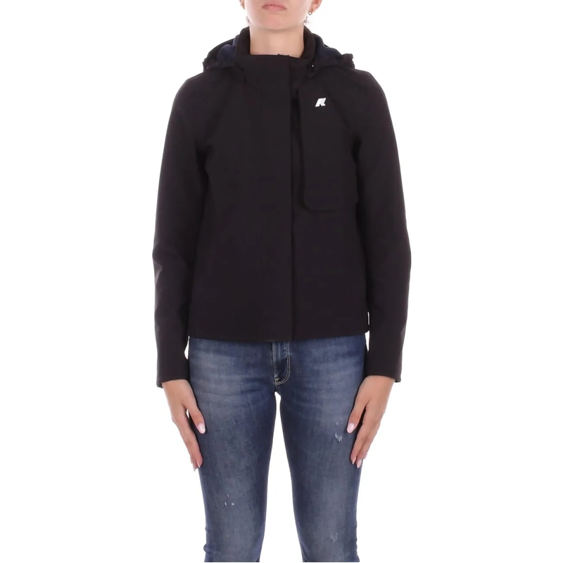 K-Way Übergangsjacke Coats Black Pure Blue Depth schwarz