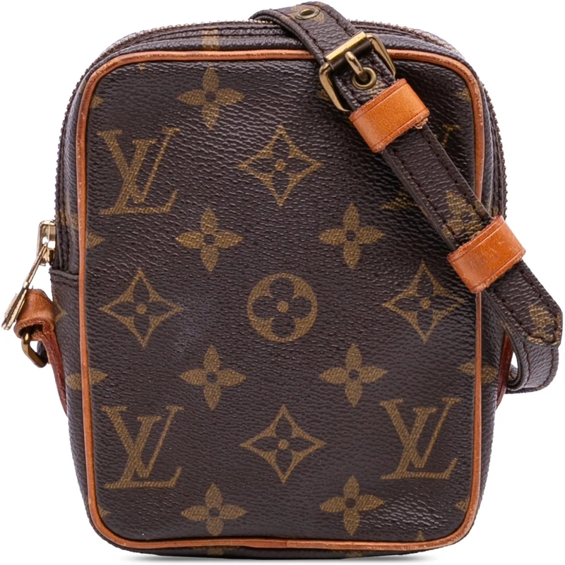 Louis Vuitton Schultertasche Monogram Mini Danube braun
