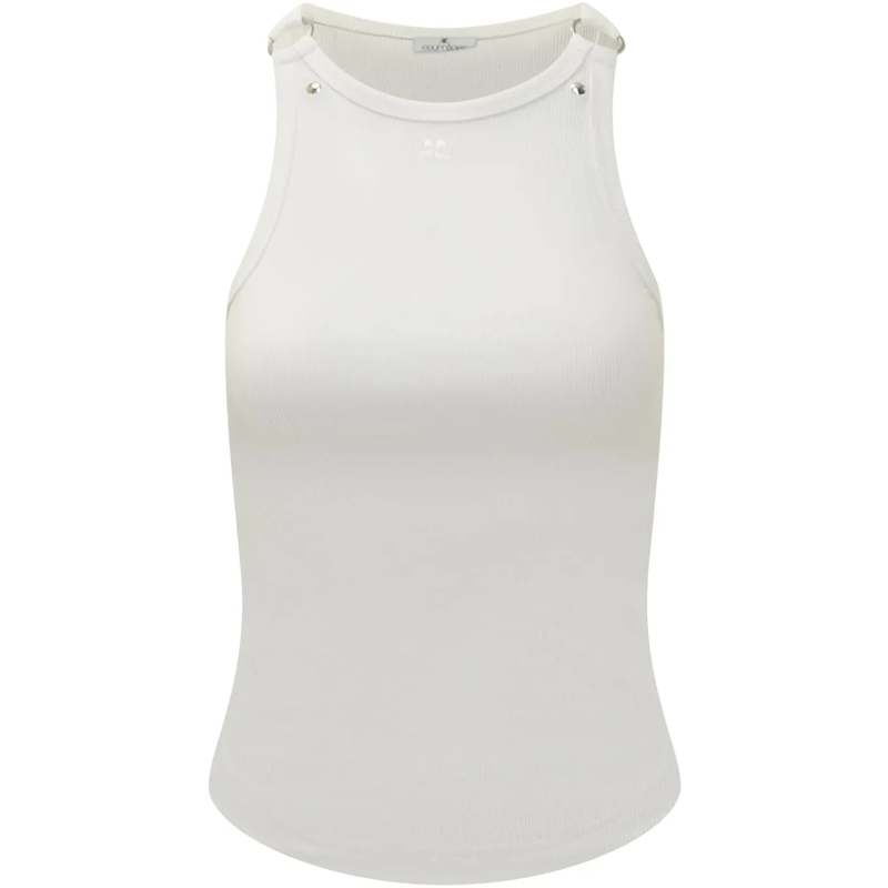 Courrèges Top Top Courreges weiß