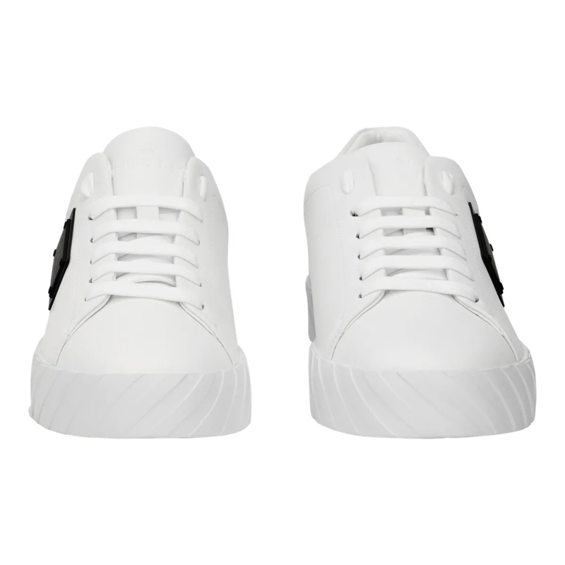 Philipp Plein Low-Top-Sneaker Lo-Top Turnschuhe Placca weiss(Image 2)