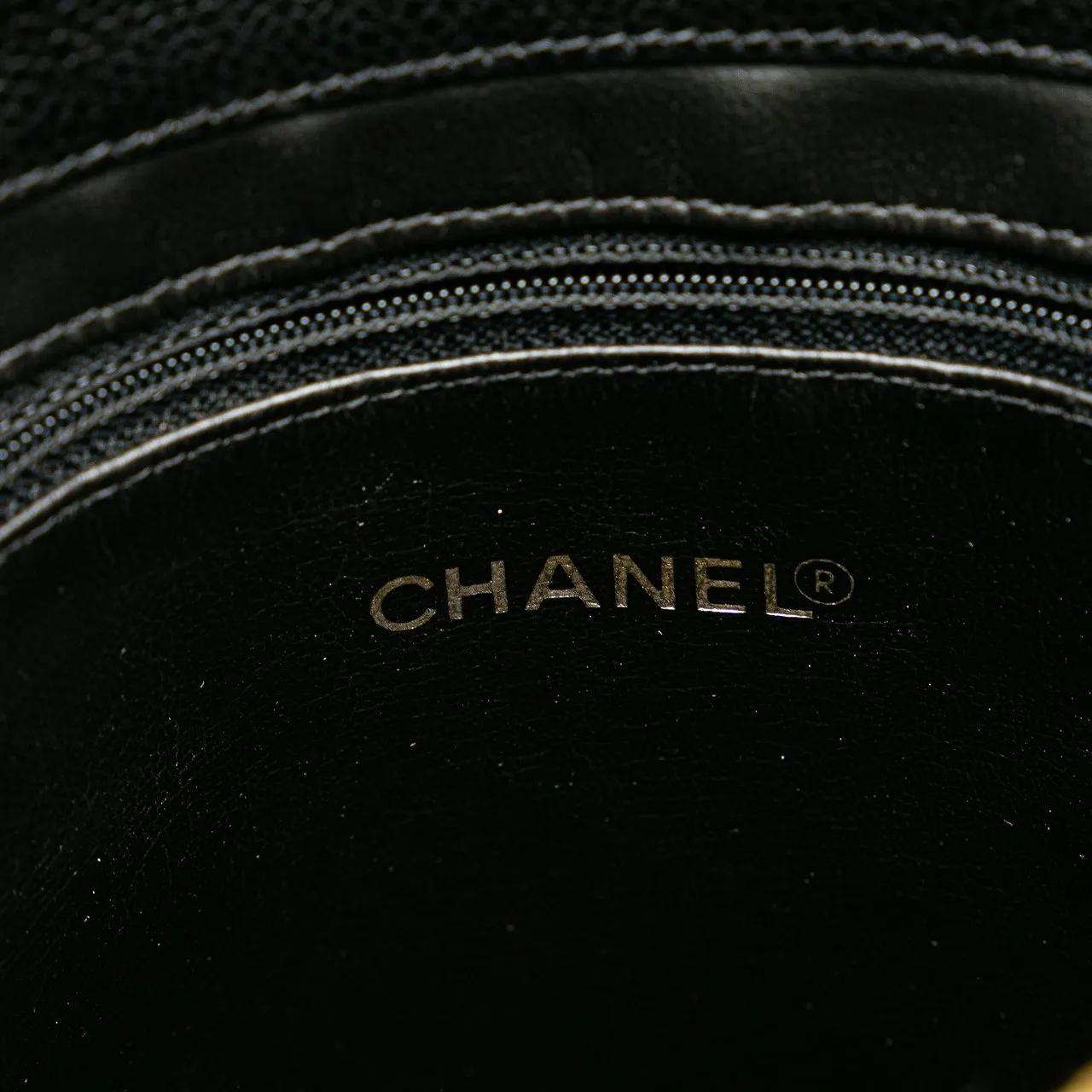 Thumbnail - Chanel Shopper - Caviar Front Pocket Chain Tote - Gr. unisize - in Schwarz - für Damen
