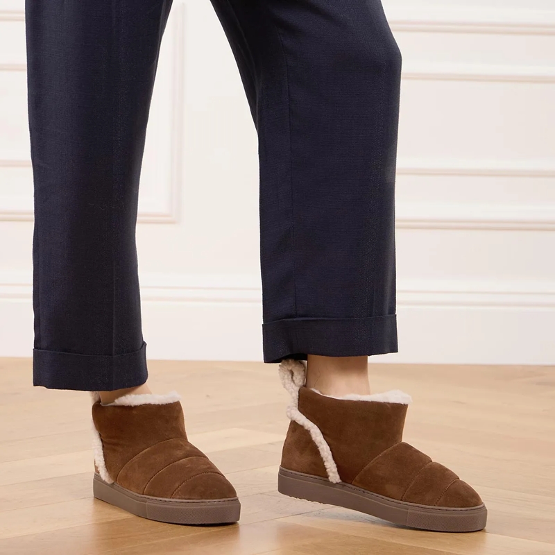 INUIKII Winterboots Shearling Slipin Brown(Image 4)