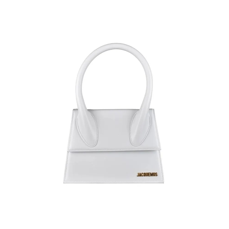 Jacquemus Schultertasche The Big Chiquito White