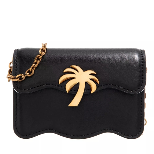 Palm Angels Palm Beach Belt Bag   Black Gold Mikrotasche
