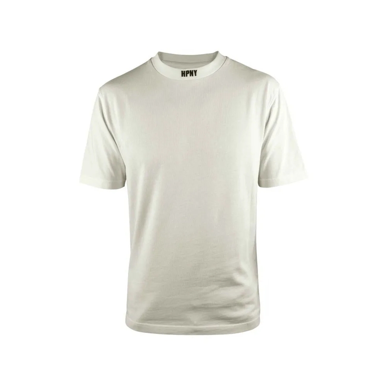 Heron Preston T-Shirt Plain White Cotton T-Shirt With Embroidered Detail White