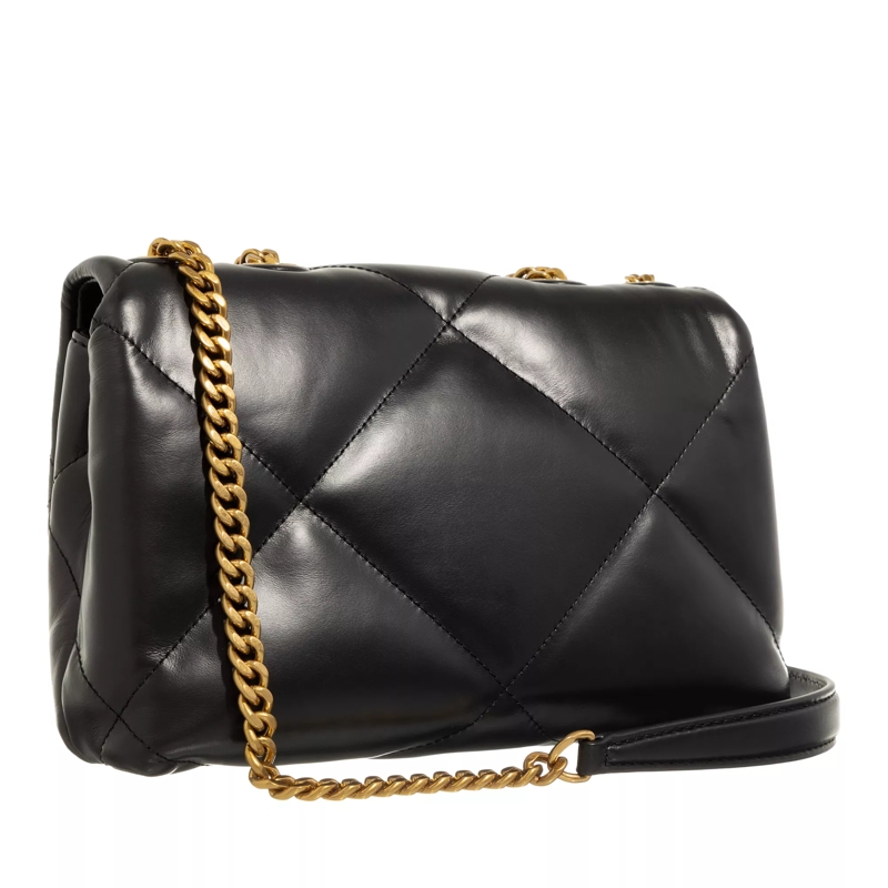 Tory Burch Crossbody Bag Kira Diamond Quilt Small Convertible Shoulder Bag Black(Image 4)