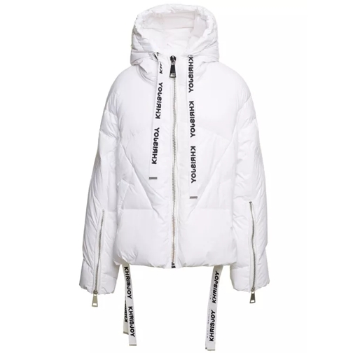 Khrisjoy White 'Puff Khris Iconic' Oversized Down Jacket Wi White Dunjackor