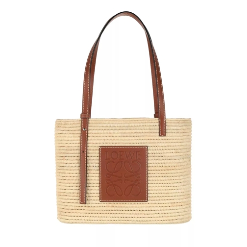 Loewe Small Square Basket Bag Natural/Pecan Basket Bag