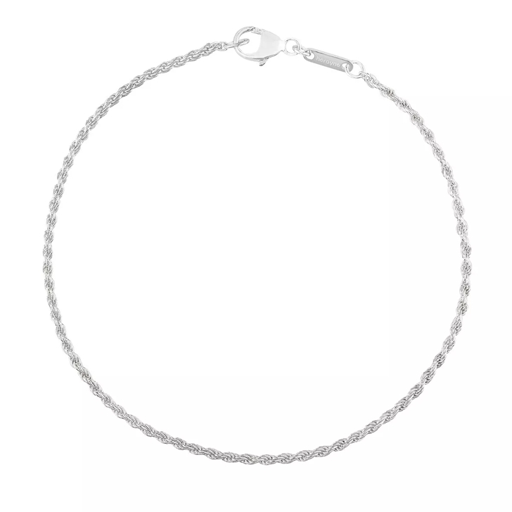 Silver on sale rope bracelet