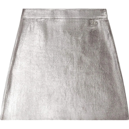 Diesel Jupes midi M-isi Skirt Silver silber