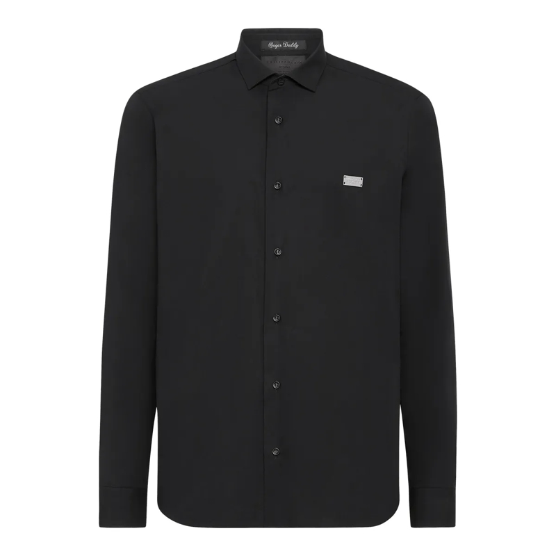 Philipp Plein Hemd Hemd Slim Fit schwarz