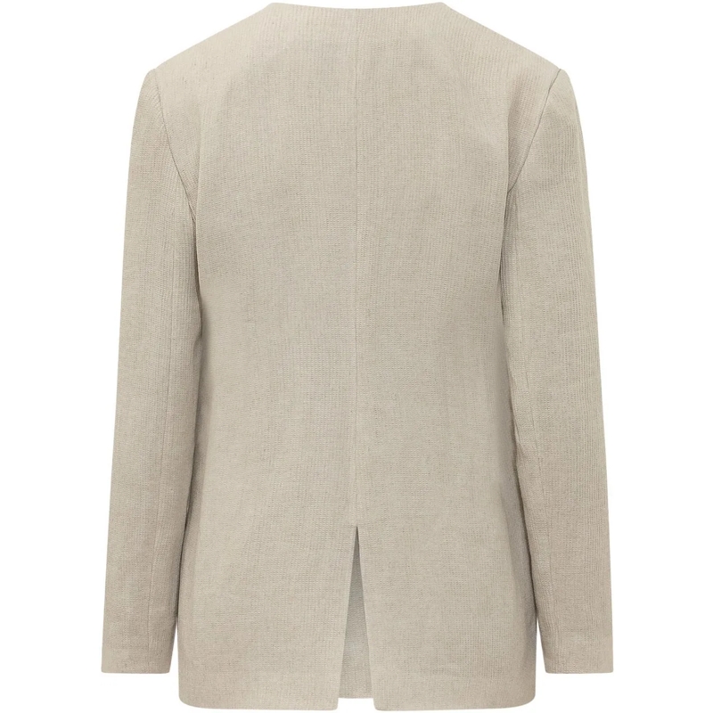 Emporio Armani Blazer Blazer con Scollo a V e Tasche weiß(Image 2)