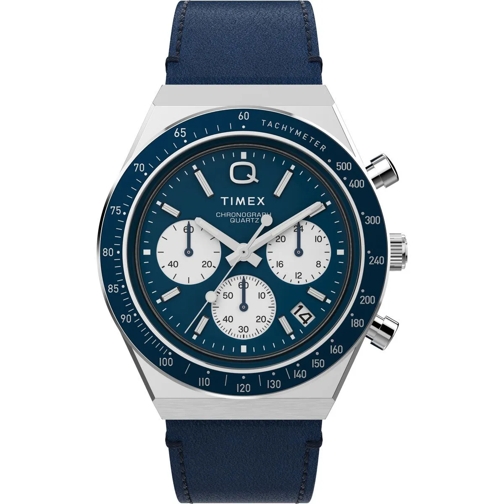 Timex Automatikuhr Chronographenuhr Q Timex blau