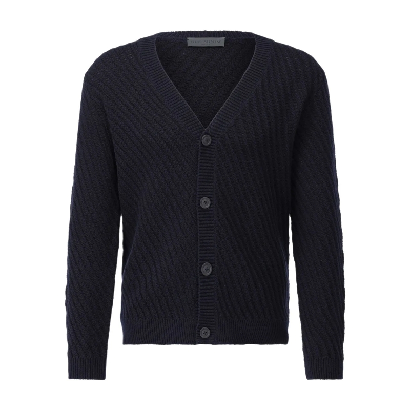 Iris von Arnim Kaschmirstrickjacke Cardigan Desert aus Kaschmir Navy