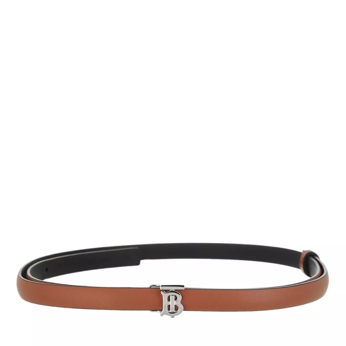 Burberry Reversible Monogram Wrap Belt Leather Malt Brown/Black Vändbart skärp