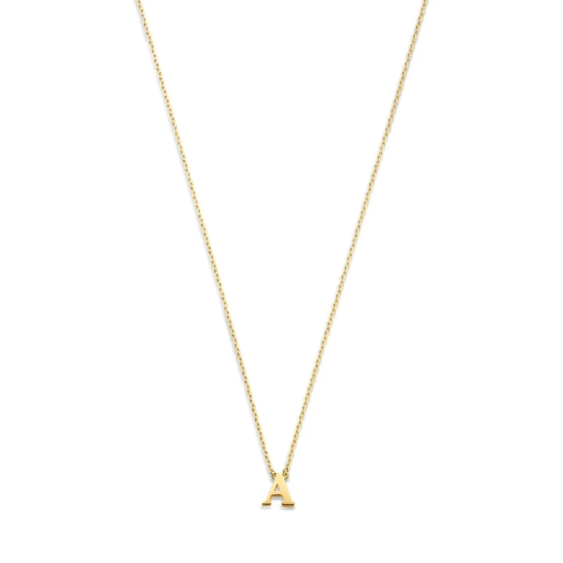 Isabel Bernard Medium Halsketting Le Marais Chloé 14 Karat Initial Necklace Letter A Gold