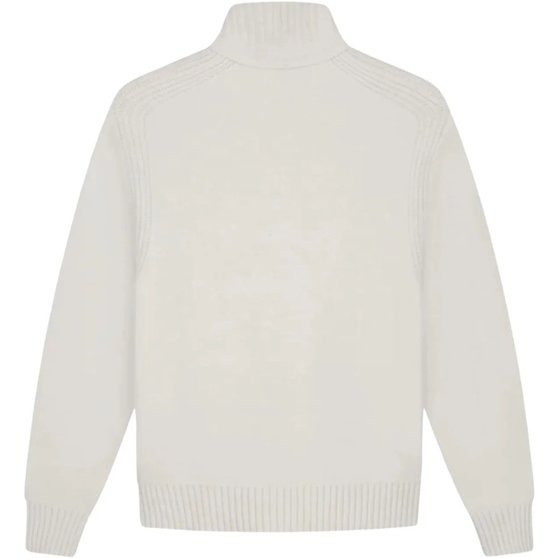 ØLÅF Weste Olaf Zip Through Knitted Mock Neck Vesten Off Whit weiß(Image 2)
