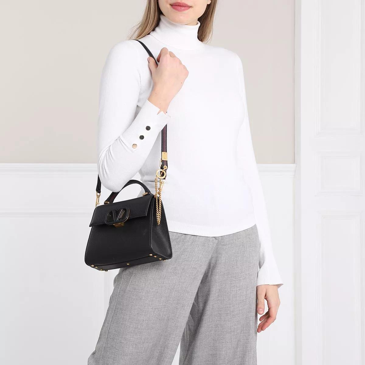 Valentino Garavani Satchels Logo Tote Bag in zwart