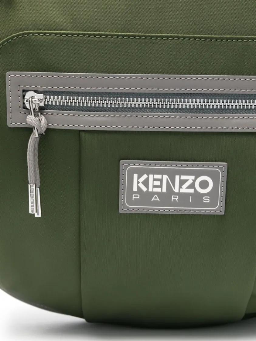 Thumbnail - Kenzo Rucksäcke - Khaki Green Shell Backpack - Gr. unisize - in Grau - für Damen