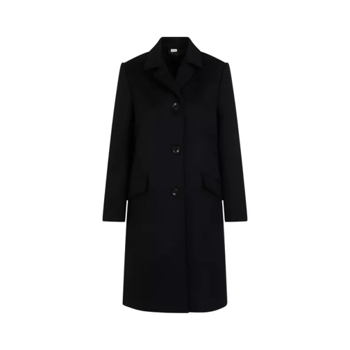 Gucci Black Wool Coat Black 