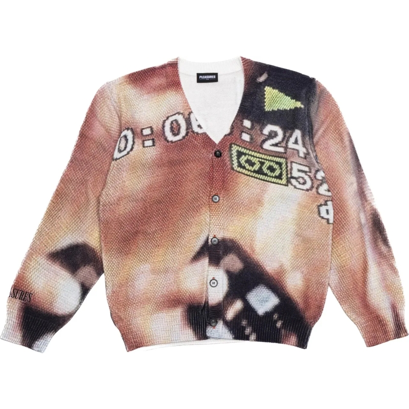 PLEASURES Pull Multi Hdv Cardigan Multicolor mehrfarbig