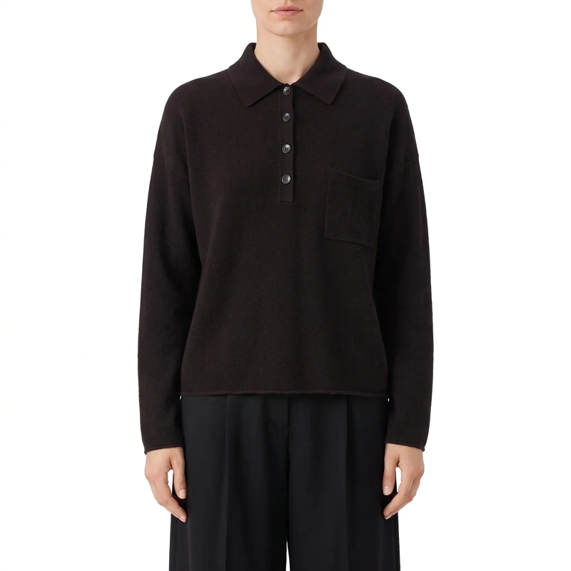 Luisa Cerano Pull Pullover aus Wolle & Kaschmir braun(Image 2)