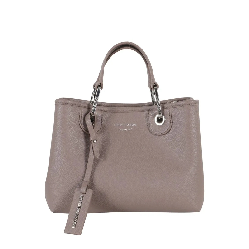 Emporio Armani Tote Shopping S Simil Cervo - Shopping S Simil Cervo Taupe/Taupe